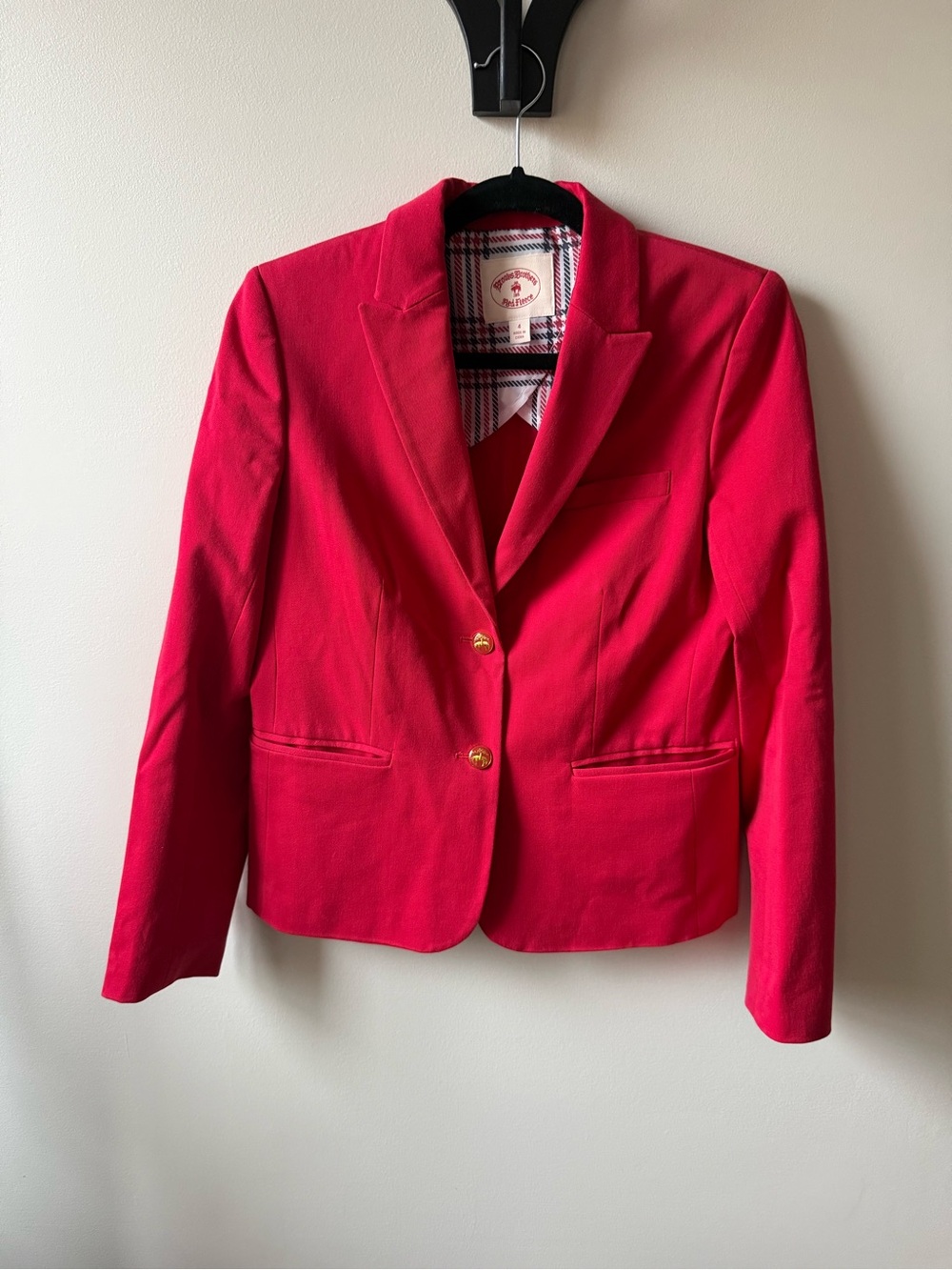Brooks Brothers Red Women's Two-Button Blazer
